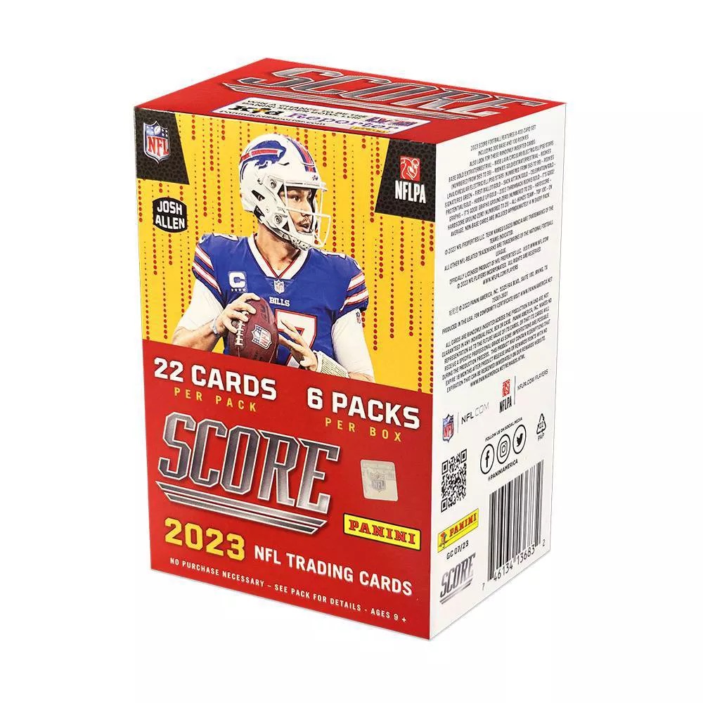 2023 Panini Score Football Trading Card Blaster Box (132 Cards)