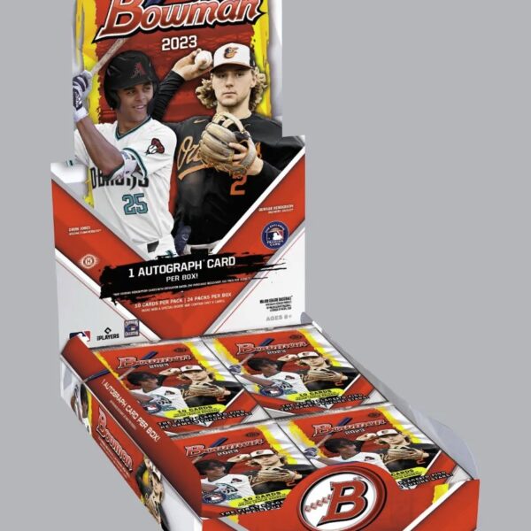 Topps 2023 bowman baseball (1) jumbo hta hobby box